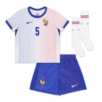 Maglie da calcio Francia Jules Kounde #5 Seconda Maglia Bambino Europei 2024 Manica Corta (+ Pantaloni corti)
